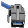 Tripp Lite USB 3.0 SuperSpeed Keystone Jack Type-A Extension Cable (M/F), 0.91 m (3-ft.) | Tripp Lite USB Cables
