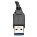 Tripp Lite USB 3.0 SuperSpeed Type-A Extension Cable (M/F), Black, 15.24 cm (6-in.)