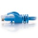 0.5m Cat6 550 MHz Snagless Crossover Cable - Blue