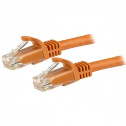 StarTech.com 15m Orange Gigabit Snagless RJ45 UTP Cat6 Patch Cable - 15 m Patch Cord | StarTech.com Network Cables