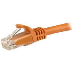 StarTech.com 15m Orange Gigabit Snagless RJ45 UTP Cat6 Patch Cable - 15 m Patch Cord | StarTech.com Network Cables