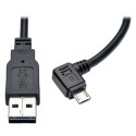 Tripp Lite Dedicated Reversible USB Charging Cable (Reversible A to Right Angle 5-Pin Micro B) Black, 0.91 m (3-ft.)