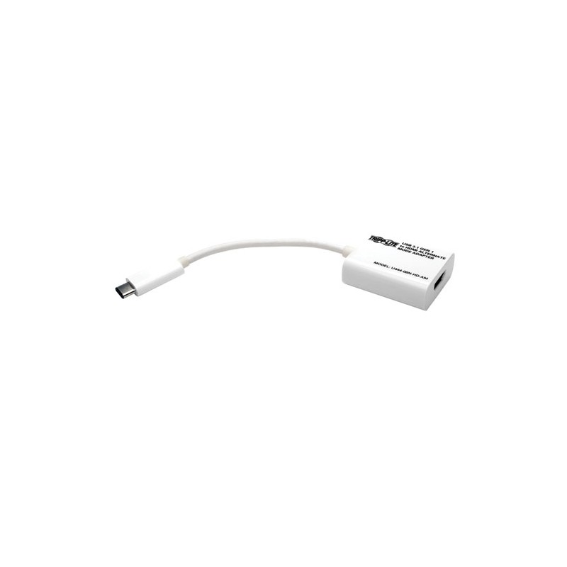 Tripp Lite USB Type-C (USB-C) to HDMI External Video Adapter (M/F), Displayport Alternate Mode, 3840 x 2160 (4K x 2K) @ 30Hz