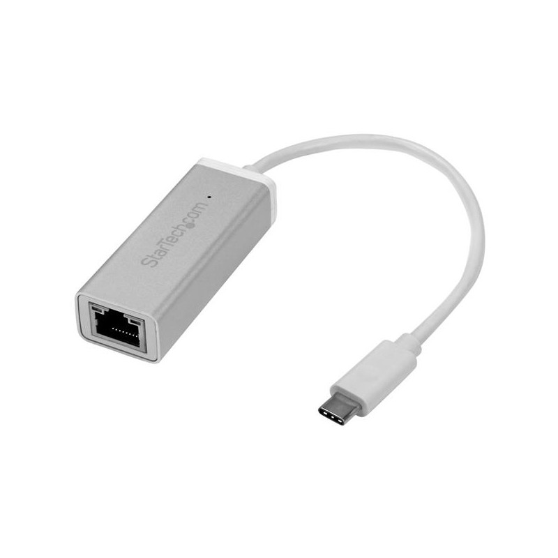 StarTech.com USB-C to Gigabit Network Adapter - Silver