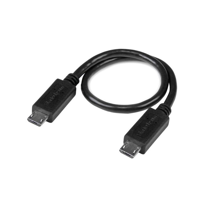 StarTech.com USB OTG Cable - Micro USB to Micro USB - M/M - 8 in.