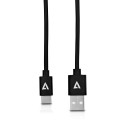 V7 USB2.0A to USB-C Cable 2m Black