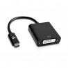 V7 USB-C male to DVI-D female Adapter Black | V7 Cable Interface/Gender Adapters