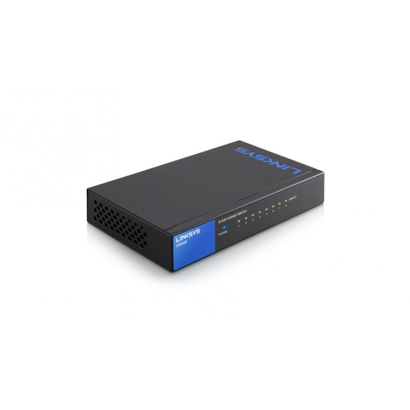 Linksys LGS108 8-Port Desktop Gigabit Switch