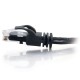 0.5m Cat6 550 MHz Snagless Crossover Cable - Black