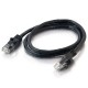 1m Cat6 550 MHz Snagless Crossover Cable - Black