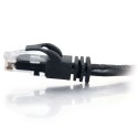 1m Cat6 550 MHz Snagless Crossover Cable - Black