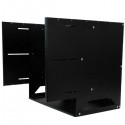 StarTech.com Wall-Mount Server Rack with Built-in Shelf - Solid Steel - 8U