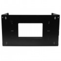 StarTech.com Wall-Mount Server Rack with Built-in Shelf - Solid Steel - 4U