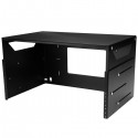 StarTech.com Wall-Mount Server Rack with Built-in Shelf - Solid Steel - 4U