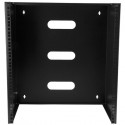 StarTech.com Wall-Mount Bracket for Shallow Rack-Mount Equipment - Solid Steel - 12U