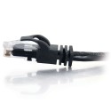 1.5m Cat6 550 MHz Snagless Crossover Cable - Black
