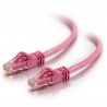 C2G Cat6 550MHz Snagless Patch Cable Pink 0.5m