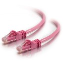 C2G Cat6 550MHz Snagless Patch Cable Pink 1m