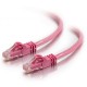 1.5m Cat6 550 MHz Snagless RJ45 Patch Leads - Pink