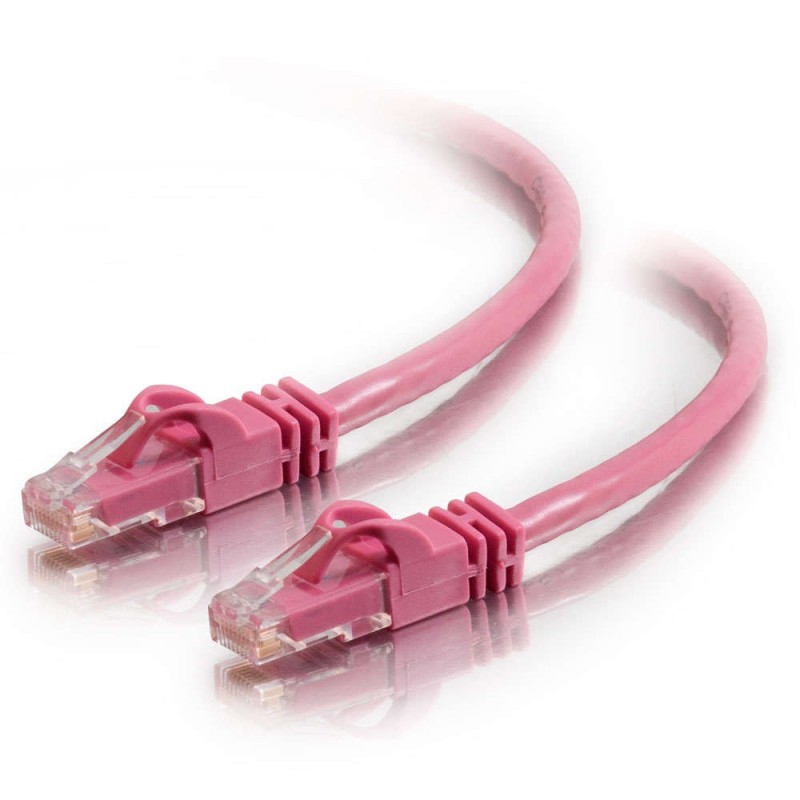 5m Cat6 550 MHz Snagless RJ45 Patch Leads - Pink