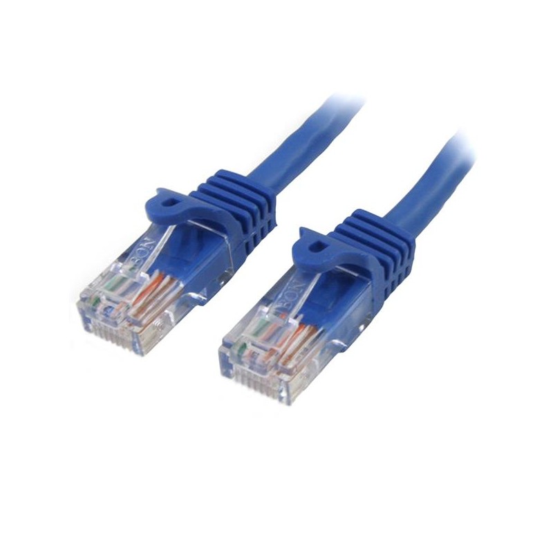 StarTech.com Cat5e Ethernet Patch Cable with Snagless RJ45 Connectors - 10 m, Blue