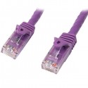 StarTech.com Cat5e Ethernet Patch Cable with Snagless RJ45 Connectors - 10 m, Purple