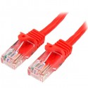 StarTech.com Cat5e Ethernet Patch Cable with Snagless RJ45 Connectors - 10 m, Red