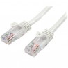 StarTech.com Cat5e Ethernet Patch Cable with Snagless RJ45 Connectors - 7 m, White | StarTech.com Network Cables