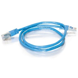 1m Shielded Cat5E RJ45 Patch Leads - Blue