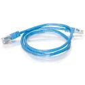 1m Shielded Cat5E RJ45 Patch Leads - Blue