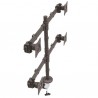 StarTech.com Desk Mount Quad Monitor Arm - Articulating - Heavy Duty Steel | StarTech.com Flat Panel Desk Mounts