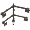 StarTech.com Desk Mount Quad Monitor Arm - Articulating - Heavy Duty Steel | StarTech.com Flat Panel Desk Mounts