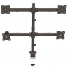 StarTech.com Desk Mount Quad Monitor Arm - Articulating - Heavy Duty Steel | StarTech.com Flat Panel Desk Mounts