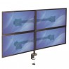 StarTech.com Desk Mount Quad Monitor Arm - Articulating - Heavy Duty Steel | StarTech.com Flat Panel Desk Mounts