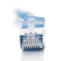 1m Shielded Cat5E RJ45 Patch Leads - Blue