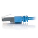 1m Shielded Cat5E RJ45 Patch Leads - Blue