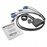 Tripp Lite 2-Port USB/VGA Cable KVM Switch with Cables and USB Peripheral Sharing | Tripp Lite KVM Solutions