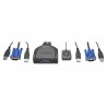 Tripp Lite 2-Port USB/VGA Cable KVM Switch with Cables and USB Peripheral Sharing | Tripp Lite KVM Solutions