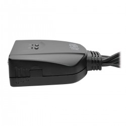 Tripp Lite 2-Port USB/VGA Cable KVM Switch with Cables and USB Peripheral Sharing | Tripp Lite KVM Solutions