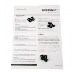 StarTech.com 1U Rack Shelf - 10 in. Deep | StarTech.com Rack & Cabinet Accessories