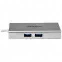 StarTech.com USB-C Multiport Adapter for Laptops - Power Delivery - 4K HDMI - GbE - USB 3.0 - Silver & White