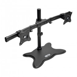 Tripp Lite Dual-Monitor Desktop Mount Stand for 13" to 27" Flat-Screen Displays | Tripp Lite Flat Panel Desk Mounts