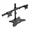 Tripp Lite Dual-Monitor Desktop Mount Stand for 13" to 27" Flat-Screen Displays | Tripp Lite Flat Panel Desk Mounts