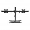 Tripp Lite Dual-Monitor Desktop Mount Stand for 13" to 27" Flat-Screen Displays | Tripp Lite Flat Panel Desk Mounts