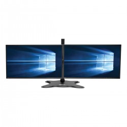 Tripp Lite Dual-Monitor Desktop Mount Stand for 13" to 27" Flat-Screen Displays | Tripp Lite Flat Panel Desk Mounts
