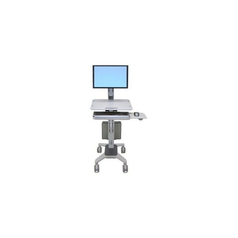 Ergotron WorkFit C-Mod, Single Display Sit-Stand Workstation