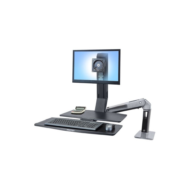 Ergotron WorkFit WorkFit-A, Single LD @ Worksurface+