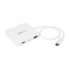StarTech.com 3-Port USB-C Hub with Power Delivery - USB-C to 3x USB-A - USB 3.0 Hub - White | StarTech.com Interface Hubs