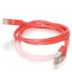 1m Shielded Cat5E RJ45 Patch Leads - Red