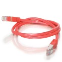 1m Shielded Cat5E RJ45 Patch Leads - Red